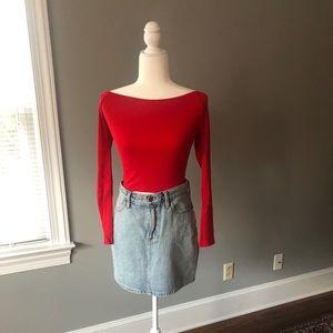 Brandy Melville Maison Top - Red